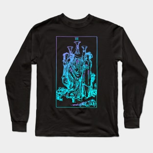 3 of Cups Tarot Card Witchy Long Sleeve T-Shirt